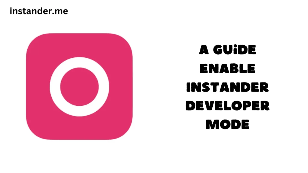 A Guide to Enable Instander Developer Mode